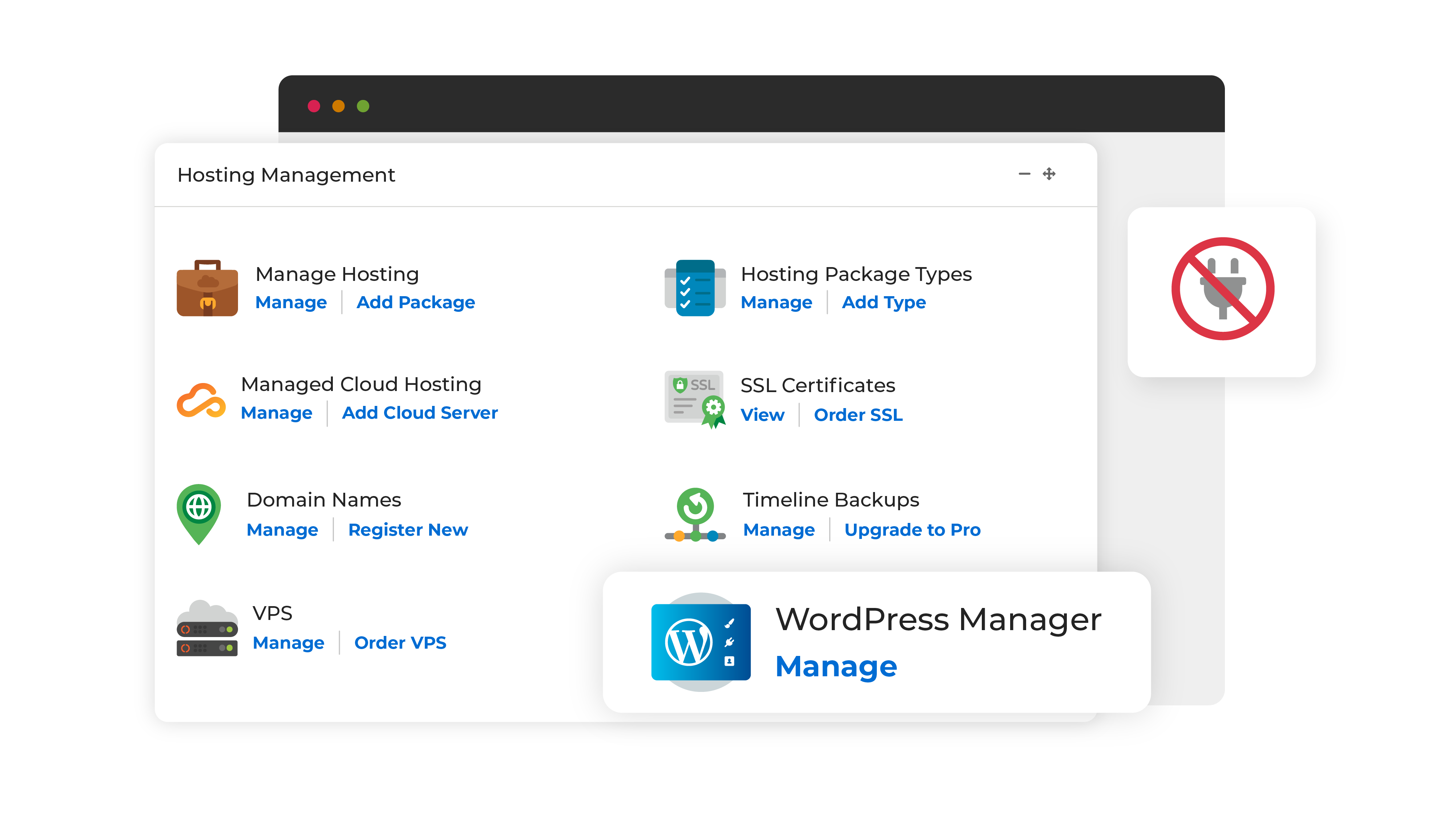 WordPress Manager within My20i